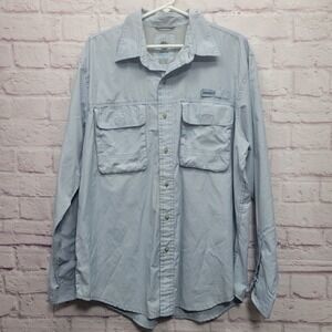 Timberland‎ Turbo Dry Vented Fishing Shirt Mens L Button Up Outdoor Activewear